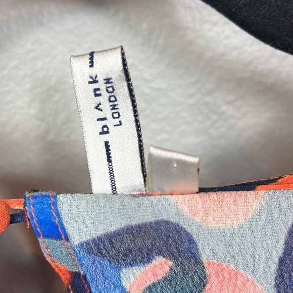 Blank London Jumpsuit Multi Colored Medium Tropical Leopard Print - Picture 7 of 12